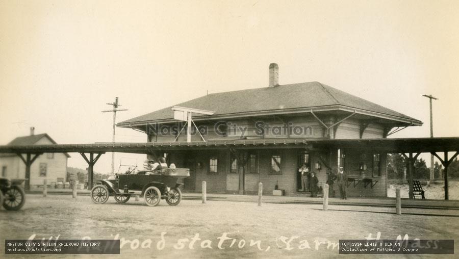 Postcard: Railroad Station, Yarmouth, Massachusetts